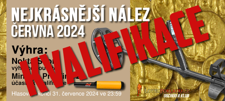 Nejkrásnější nález měsíce června 2024 - kvalifikace